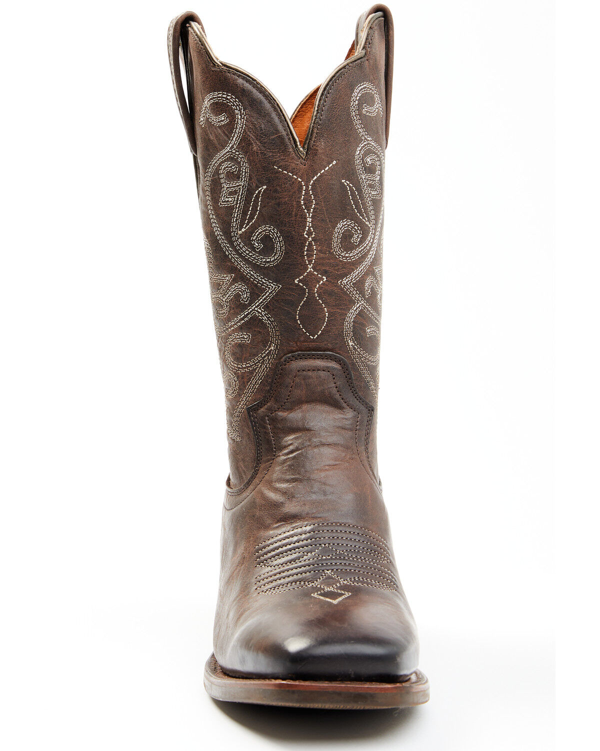 Image #4 - Idyllwind Women's Giddy Up Leather Western Boot - Broad Square Toe, Chocolate, hi-res