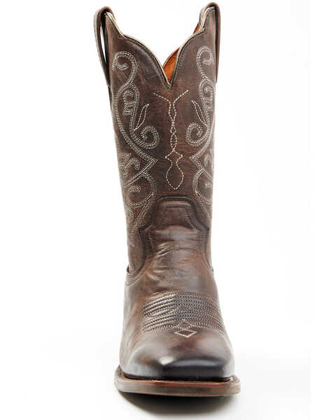 Image #4 - Idyllwind Women's Giddy Up Leather Western Boot - Broad Square Toe , Chocolate, hi-res