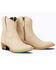 Image #1 - Lane Women's Plain Jane Booties - Round Toe, Cream, hi-res