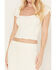 Image #3 - Idyllwind Women's Montana Western Lady Lace Cropped Shirt, Ivory, hi-res