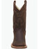 Image #4 - Old West Little Boys' Western Boots - Broad Square toe, Brown, hi-res