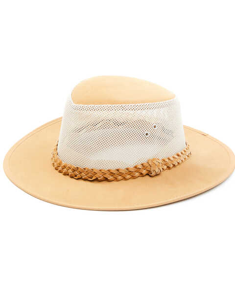 Hawx Men's Soaker Mesh Side Work Sun Hat , Tan, hi-res