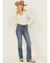 Image #2 - Wrangler Retro Women's Bailey Medium Wash High Rise Bootcut Stretch Denim Jeans, Medium Wash, hi-res