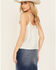 Image #4 - Shyanne Women's Embellished Crinkle Cami Tank, Cream, hi-res