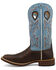 Image #3 - Twisted X Men's Top Hand Tall Performance Western Boots - Broad Square Toe, Dark Brown, hi-res