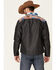 Image #4 - Hooey Men's Southwestern Print Zip-Front Softshell Jacket , Charcoal, hi-res