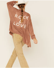 Revel Women's Rock & Love Knit Cardigan, Mauve, hi-res