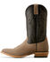 Image #2 - Ariat Men's Bankroll Roughout Western Boots - Round Toe, Grey, hi-res