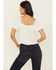 Image #4 - A.T.A.P Women's Tie Front Shirt, White, hi-res