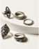 Image #1 - Idyllwind Women's Fairmont 5-Piece Silver Ring Set, Silver, hi-res