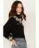 Scully Women's Silver Western Embroidered Shirt , Silver, hi-res
