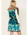 Image #4 - Tasha Polizzi Women's Southwestern Print Faux Fur Old Ranch Vest, Turquoise, hi-res