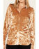 Image #3 - Rock & Roll Denim Women's Velvet Long Sleeve Button-Down Shirt, Tan, hi-res