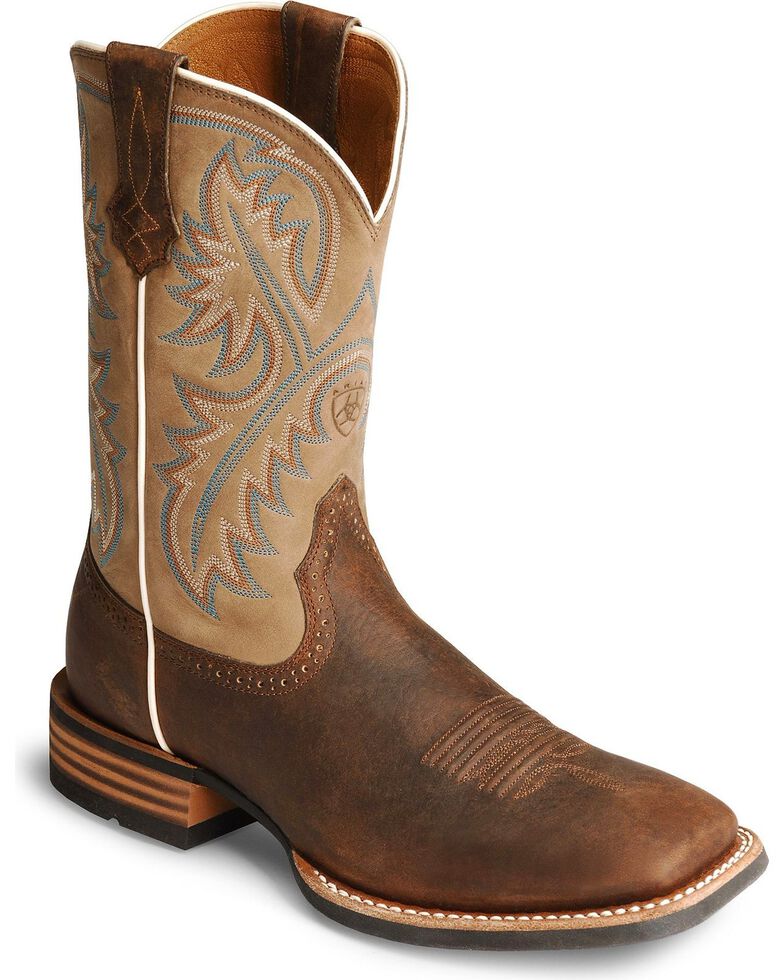 Ariat Quickdraw 11" Western Boots Square Toe Country Outfitter