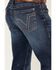 Image #4 - Rock 47 by Wrangler Men's Deverow Dark Wash Slim Bootcut Stretch Denim Jeans, Dark Wash, hi-res