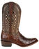 Image #2 - Durango Men's Exotic Full-Quill Ostrich Western Boots - Round Toe, Brown, hi-res
