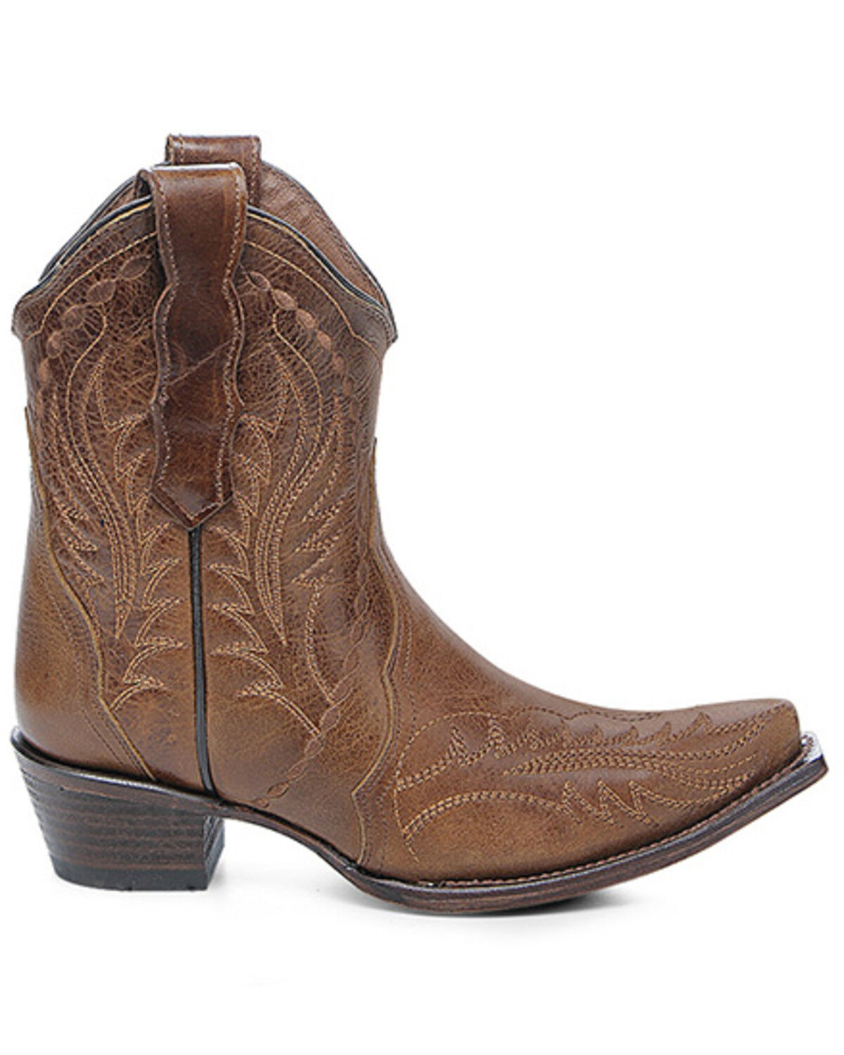 Image #2 - Circle G Women's Western Booties - Snip Toe, Dark Blue, hi-res