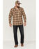 Pendleton Men's Vintage Board Plaid Woven Shirt - Tall , Olive, hi-res