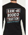Image #4 - RANK 45&reg; Men's Rodeo Tradition Long Sleeve Graphic T-Shirt, Black, hi-res