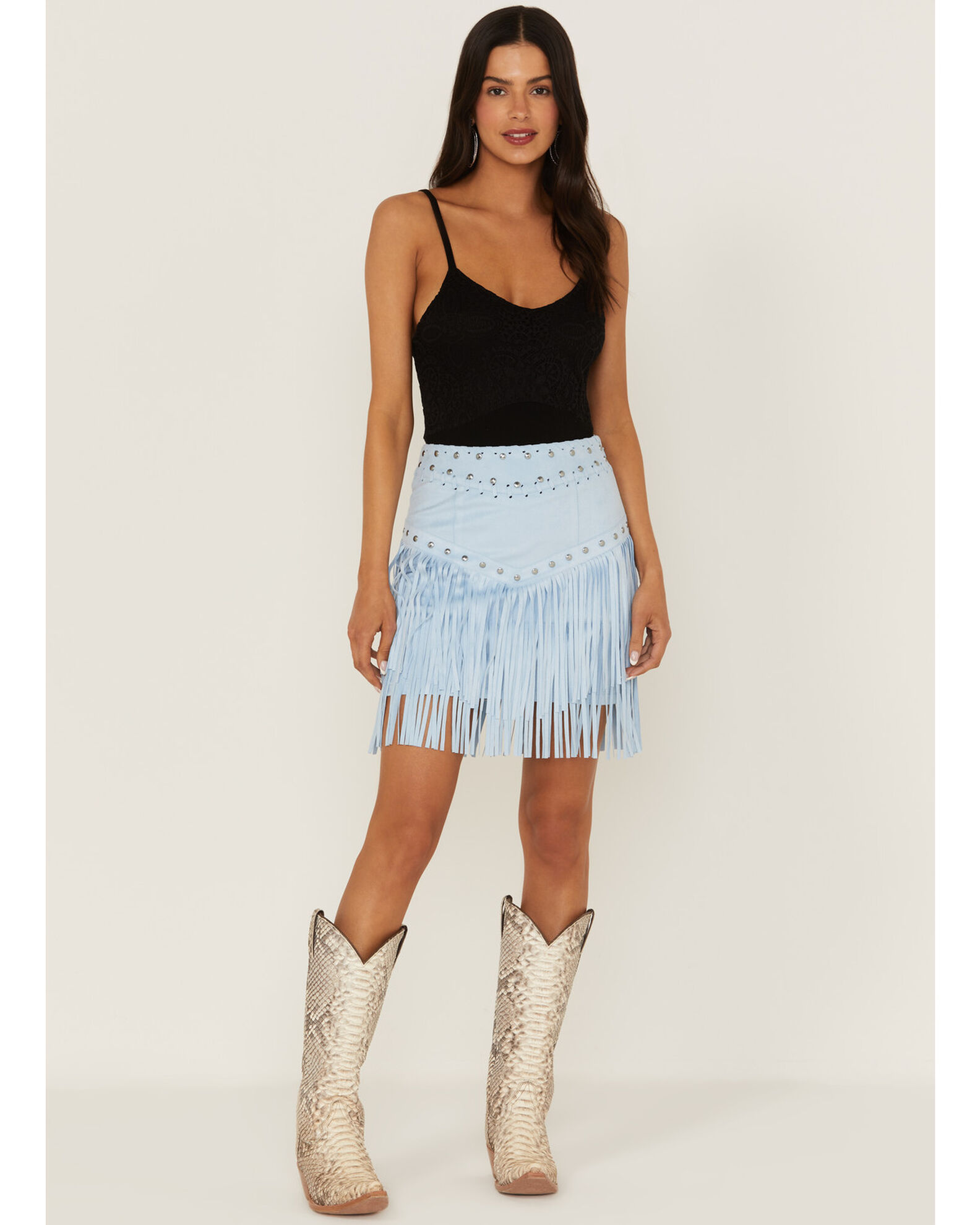 Idyllwind fringe skirt online