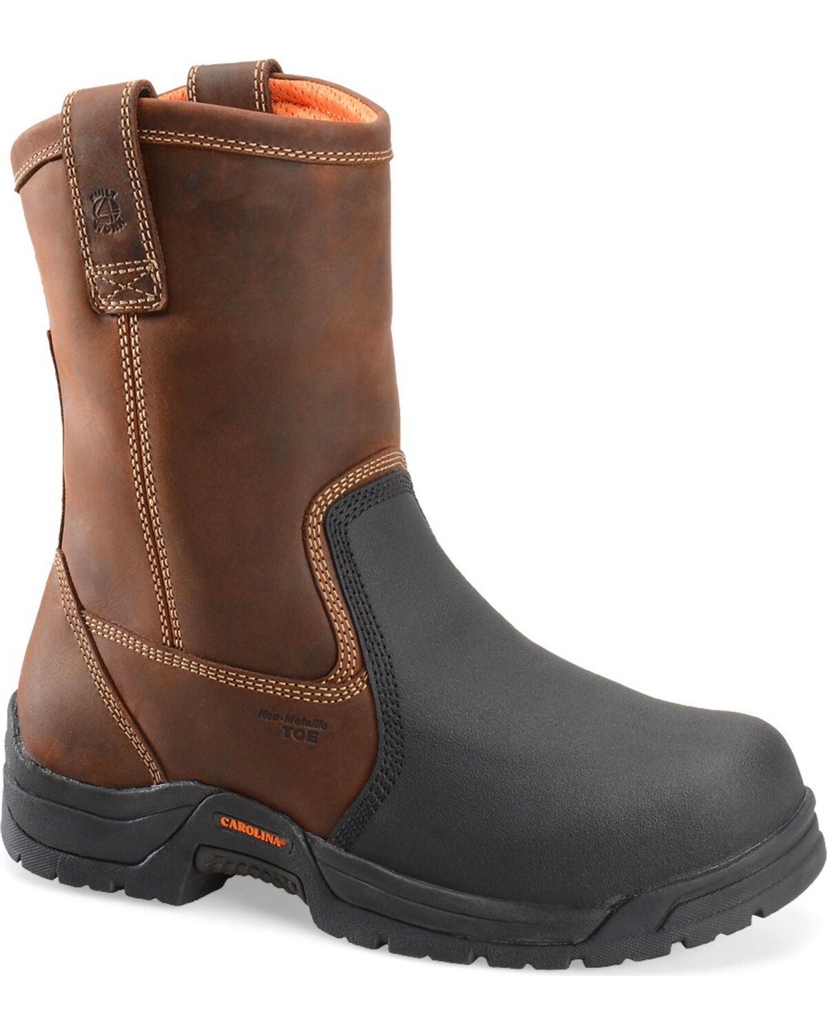 Carolina Men's Ranch Wellington Internal Met Guard Boots - Composite Toe, Dark Brown, hi-res