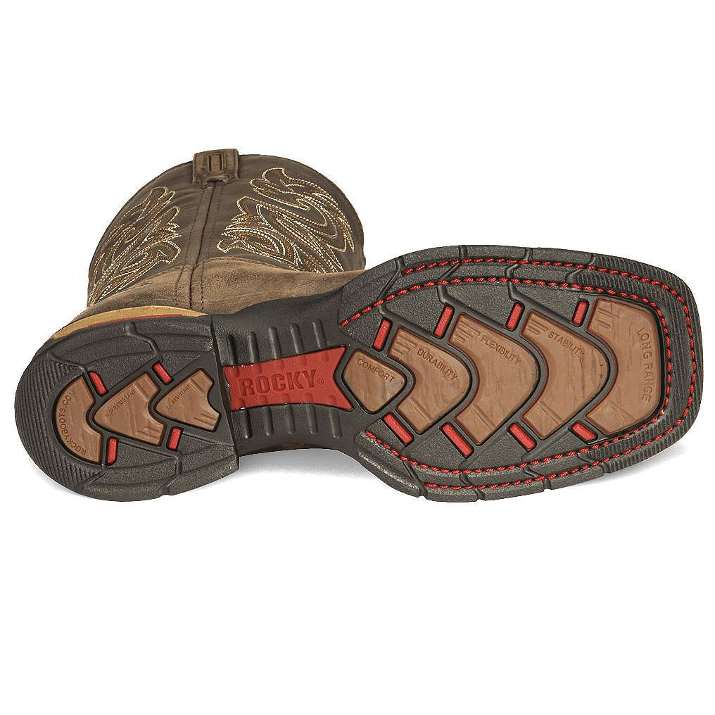 rocky pull on work boots