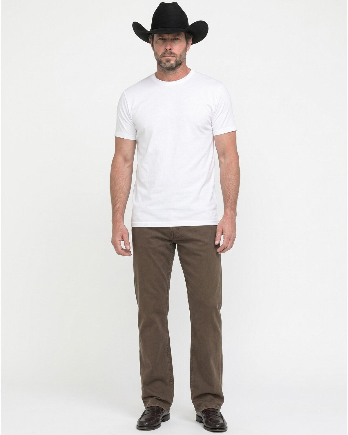 Image #1 - Levi's Men's 501 Original Straight Denim Jeans, Brown, hi-res