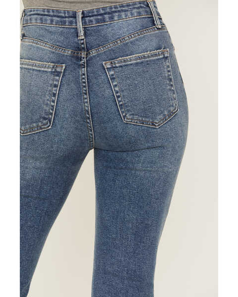 Image #4 - Just Black Denim Women's Medium Wash High Rise Bootcut Jeans, Blue, hi-res