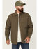 Image #1 - Dakota Grizzly Men's Elias Twill Fleece Lined Shirt Jacket, Olive, hi-res