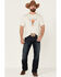 Image #2 - Cody James Men's Lonesome Sundown Steerhead Graphic Short Sleeve T-Shirt , Cream, hi-res