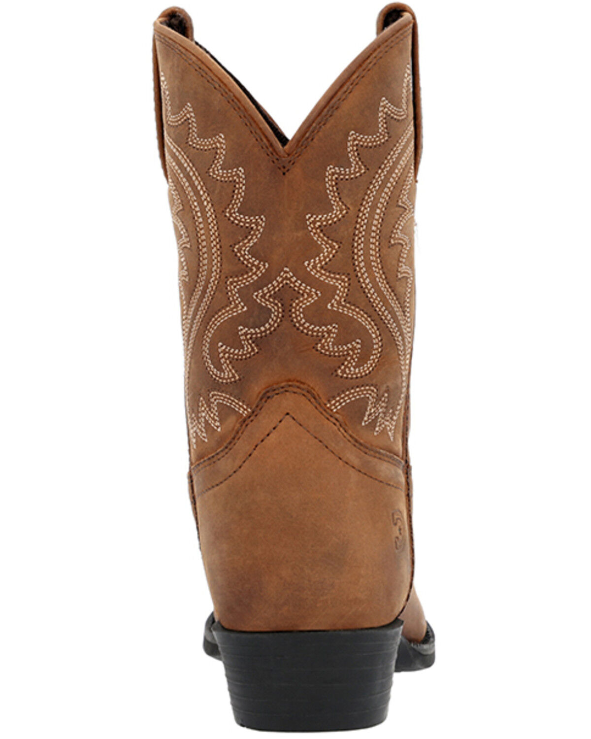 Image #5 - Durango Girls' Shyloh Western Boots - Round Toe, Brown, hi-res