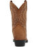 Image #5 - Durango Girls' Shyloh Western Boots - Round Toe, Brown, hi-res