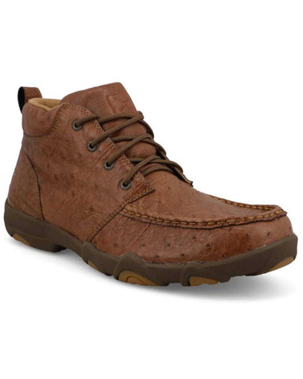 Image #1 - Twisted X Men's Chukka UltraLite X™ Driving Shoes - Moc Toe, Chestnut, hi-res