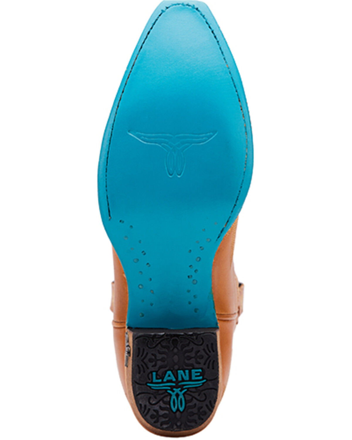 Image #7 - Lane Women's Lexington Western Booties - Snip Toe, Tan, hi-res
