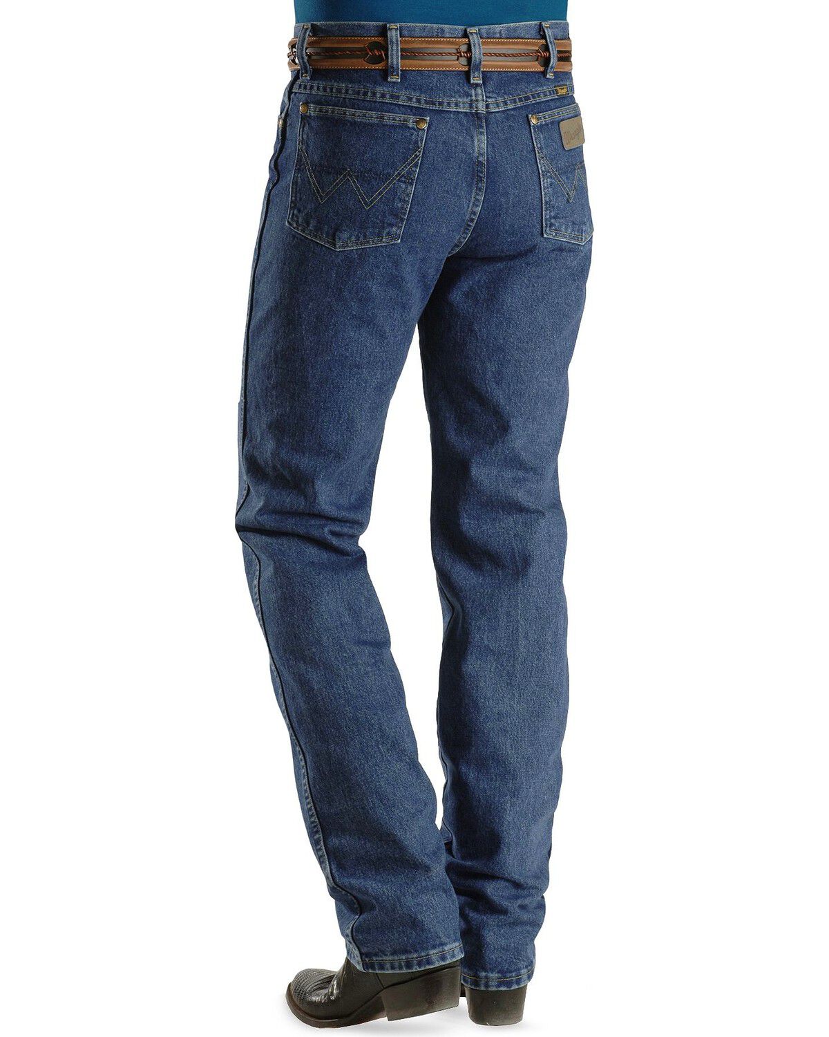 Image #1 - George Strait by Wrangler Men's 936 Slim Fit Jeans, Denim, hi-res