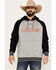 RANK 45 Men's Color Block Challenger Hooded Pullover, Grey, hi-res
