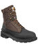 Image #1 - Carhartt Men's Ironwood 8" Work Boot - Alloy Toe, Dark Brown, hi-res