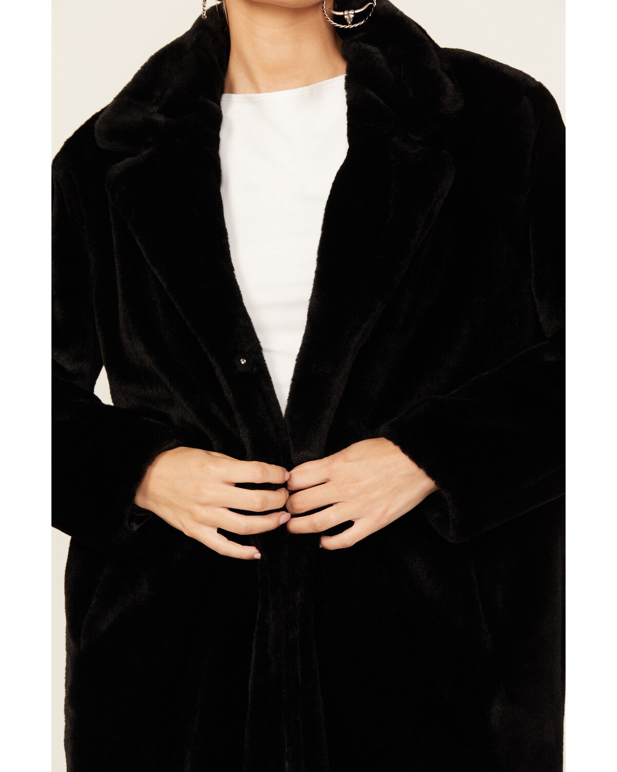 Image #3 - Urban Republic Women's Faux Fur Long Coat, , hi-res