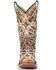 Corral Women's Bone Inlay Western Boots - Square Toe, Ivory, hi-res