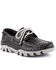 Ferrini Men's Croc Print Rogue Driving Shoes - Moc Toe, Black, hi-res