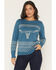 Image #1 - Cotton & Rye Women's Steerhead Sweater, Blue, hi-res