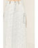 Image #2 - POL Women's Lace Light Wash Denim Midi Skirt, Light Wash, hi-res