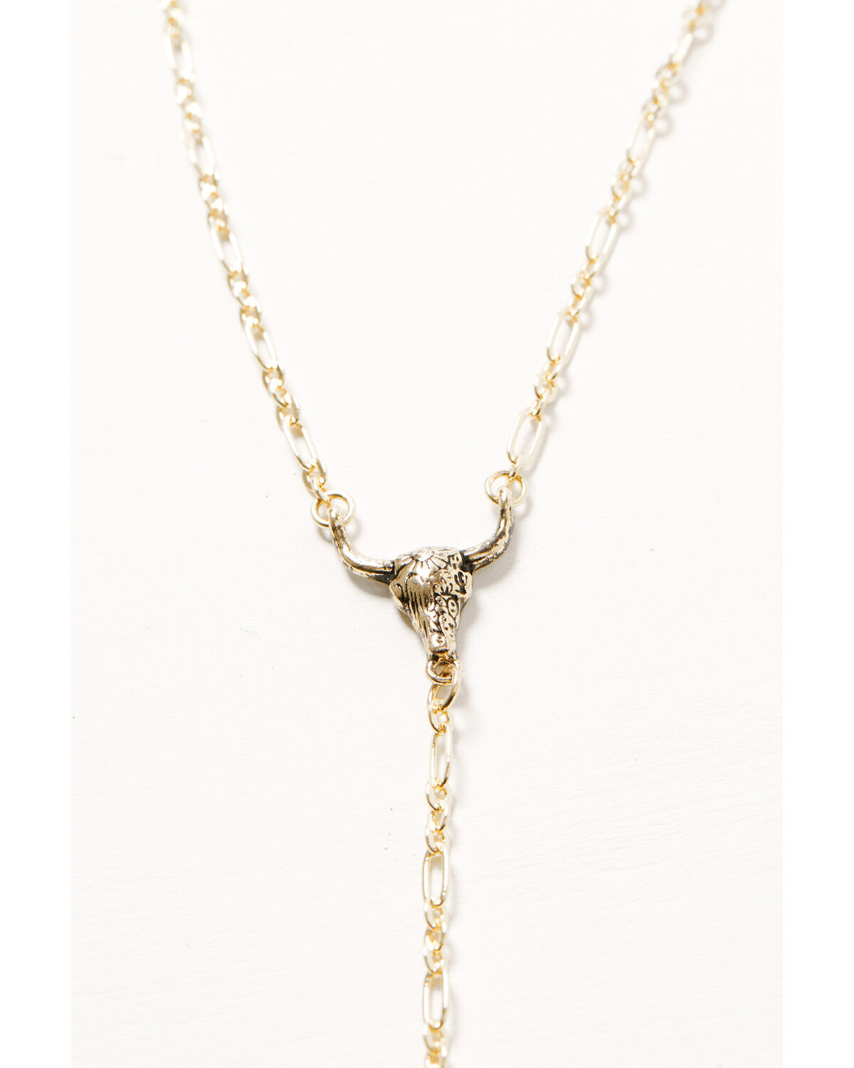 Image #2 - Shyanne Women's Golden Charm Necklace, Gold, hi-res
