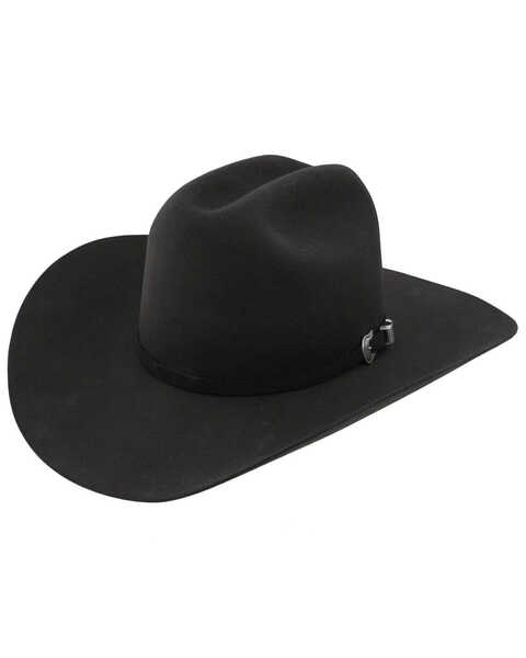 Resistol Challenger 5X Felt Cowboy Hat, Black, hi-res