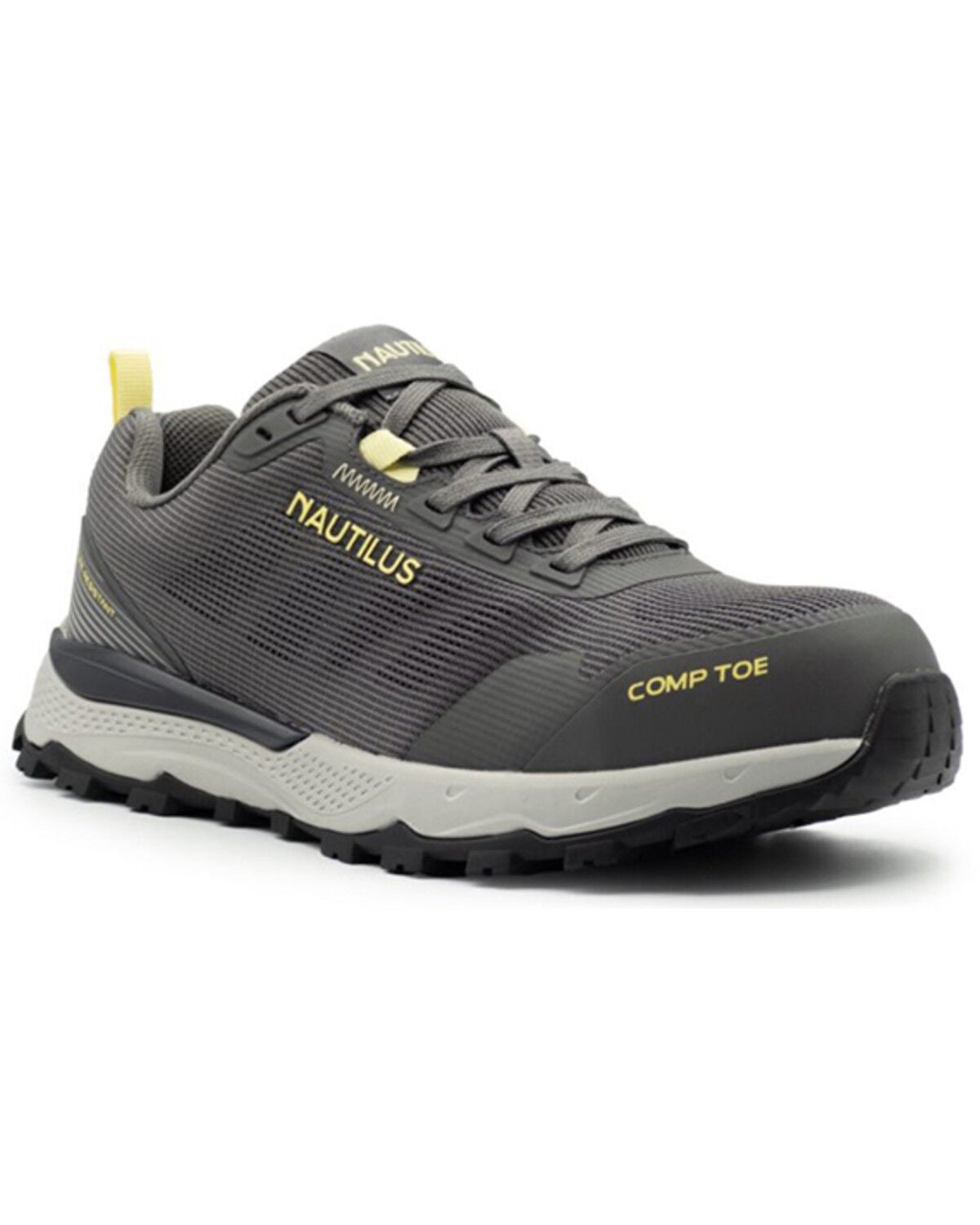New Balance Women's Nautilus Trillium Work Shoes - Steel Toe, Grey, hi-res