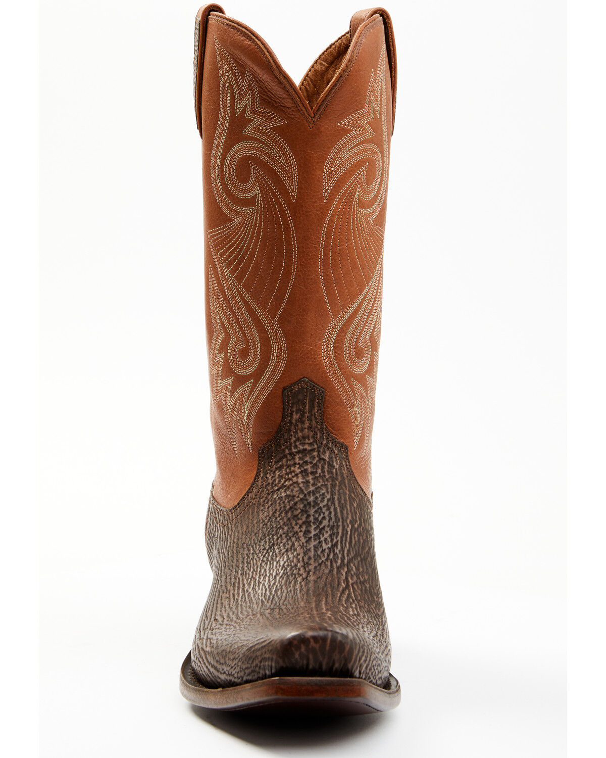 Image #4 - Lucchese Men's Exotic Shark Cowhide Western Boots - Square Toe, , hi-res