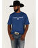 Image #1 - Kimes Ranch Men's Phase 2 Tech Logo Graphic T-Shirt , Navy, hi-res