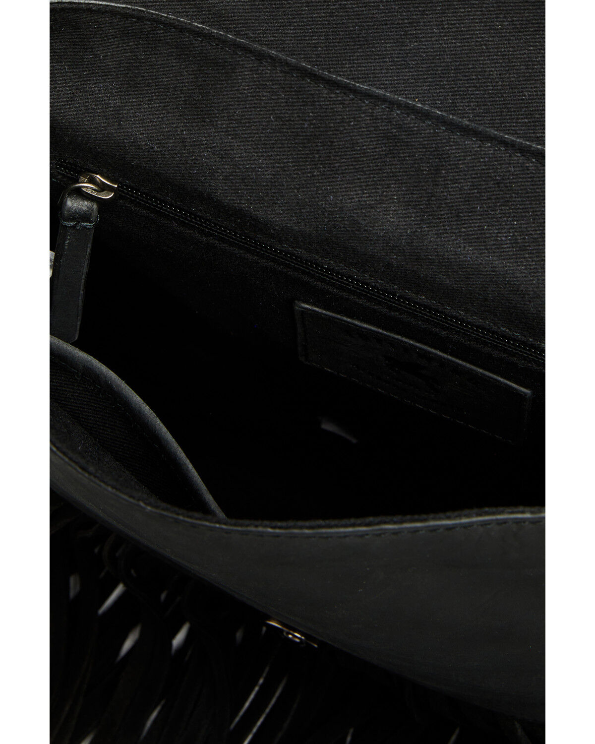 Image #4 - Idyllwind Women's Granada Tooled Fringe Crossbody Bag, Black, hi-res