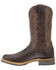 Image #3 - Lucchese Men's Rusty Western Boots - Round Toe, Dark Brown, hi-res