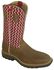 Twisted X Men's Lite Pull On Work Boots - Steel Toe, Distressed, hi-res